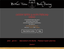 Tablet Screenshot of davincitattoo.net